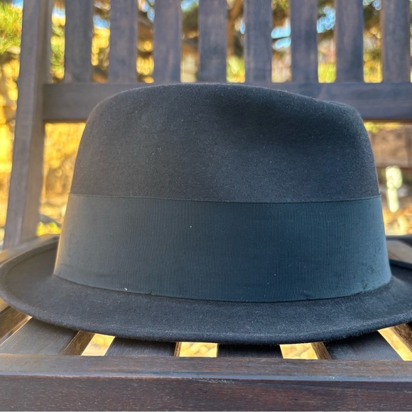 Vintage Stetson Royal Stetson 7 3/8 Dark Brown - Picture 3 of 12